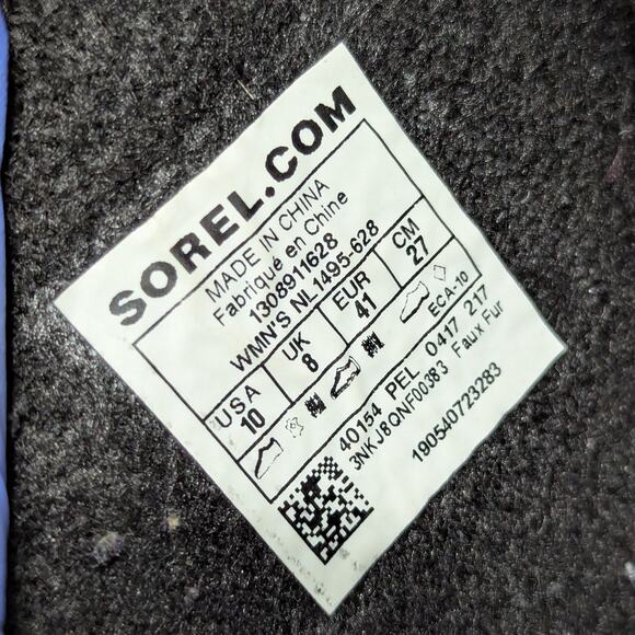 Sorel Winter Carnival Snow Boots Waterproof Maroon Red Burgundy Womens 10 Ski - Picture 9 of 9